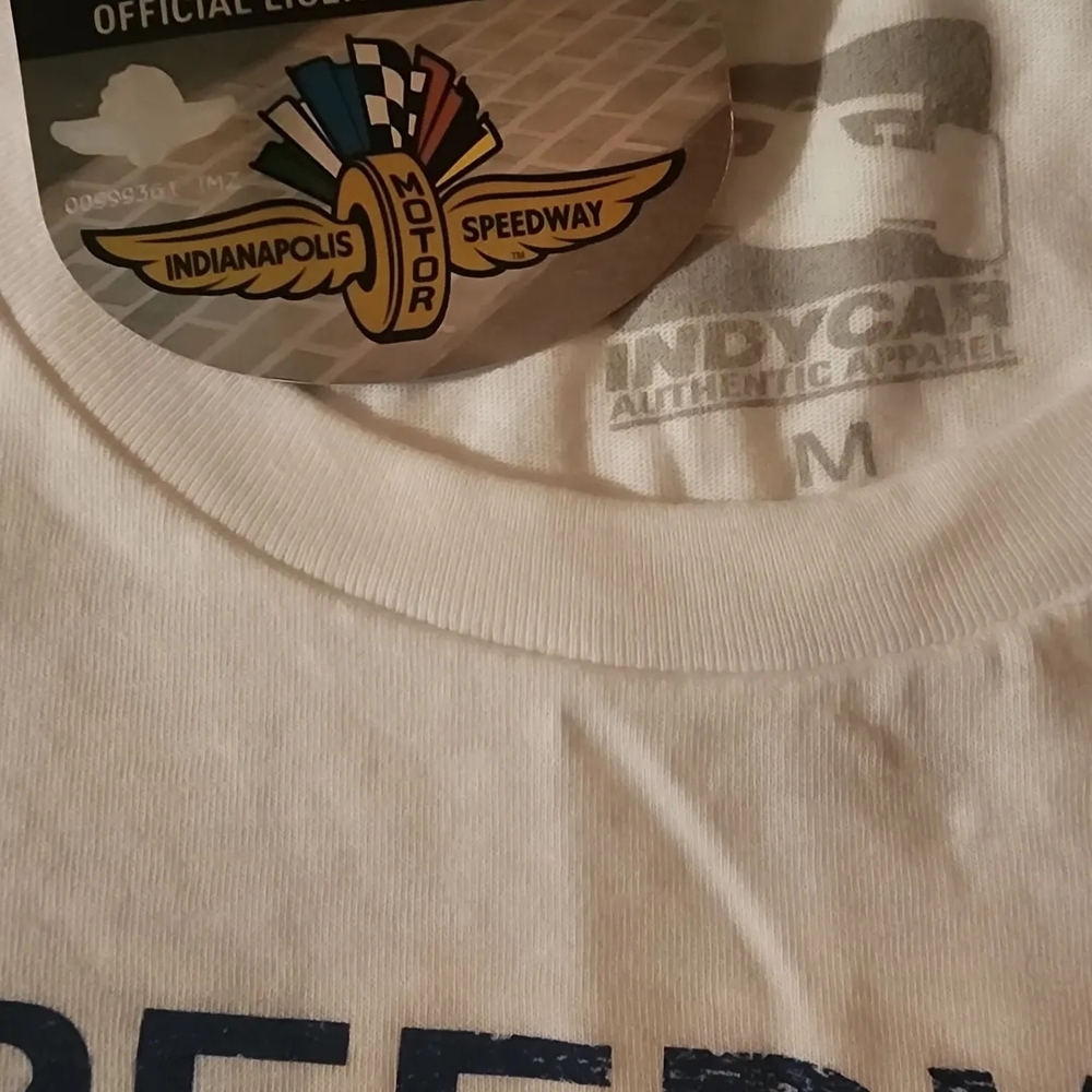 Speedway Racing White Tee - Picture 2 of 2